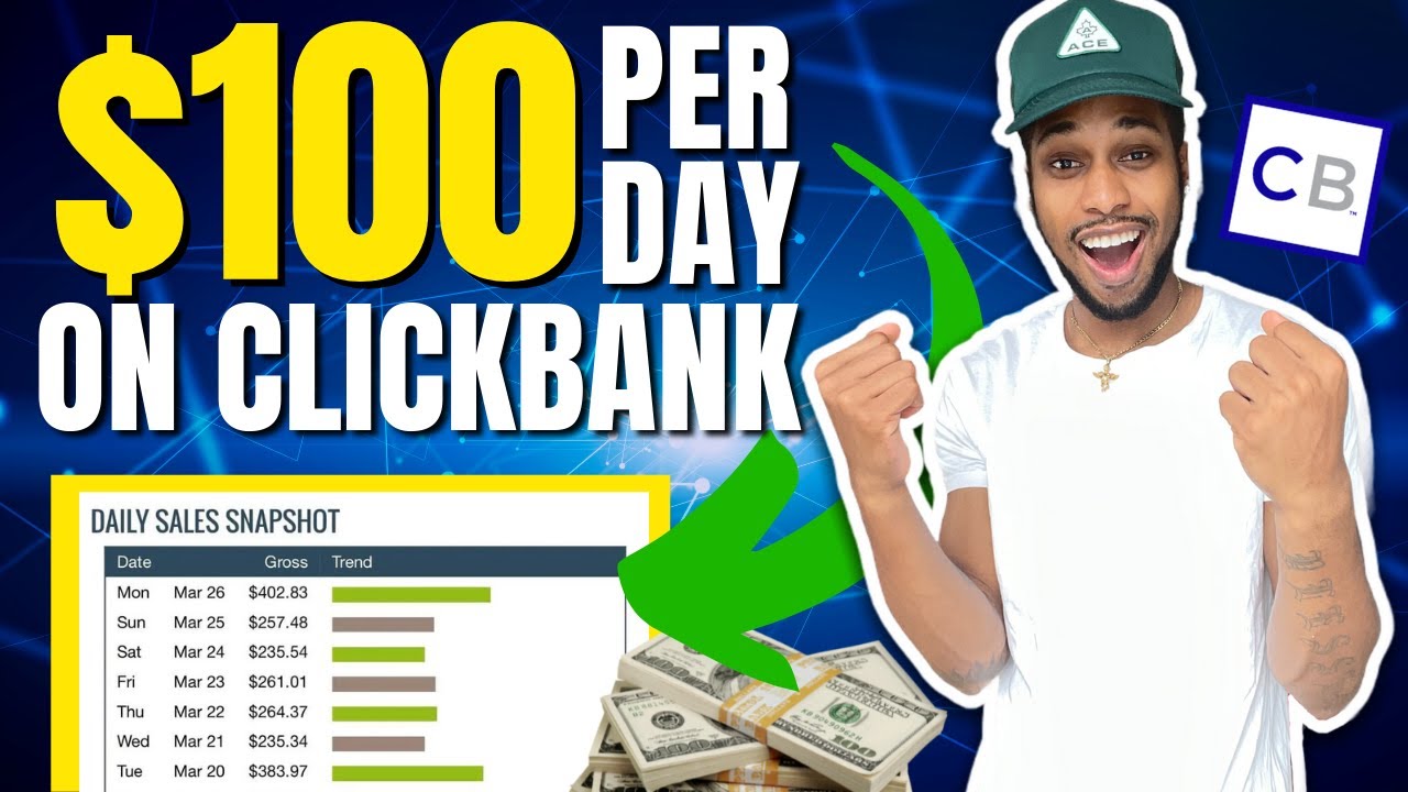 Make $100 Per Day With ClickBank Products For FREE (Make Money Online)