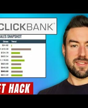 Easy $300 Per Day On ClickBank With This Hack [Step-By-Step Tutorial]