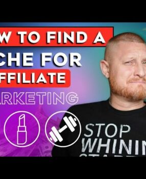 How to find a niche for affiliate marketing 2024