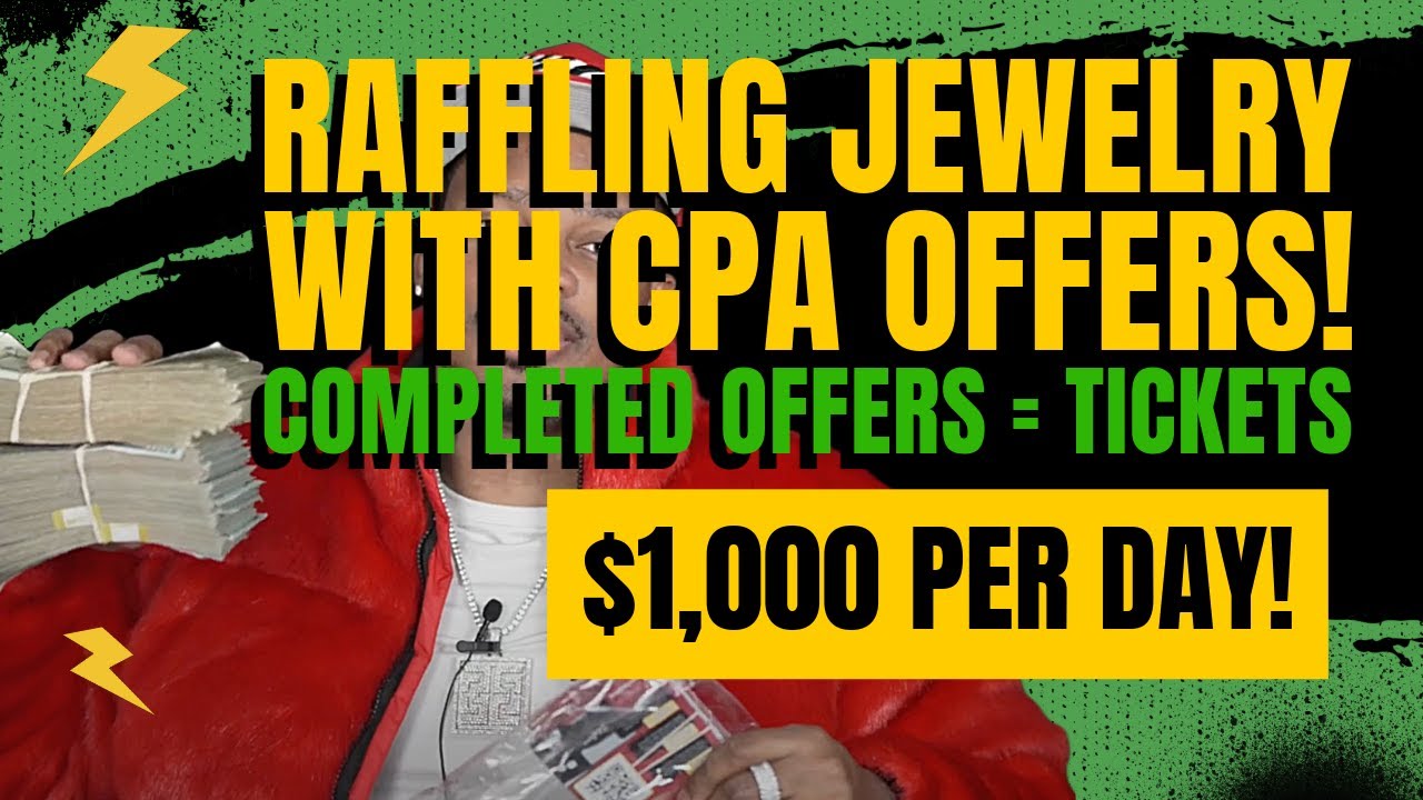 The Sauce: Earning $1,000+ Daily Raffling Jewelry, CPA Offers, and Affiliate Marketing