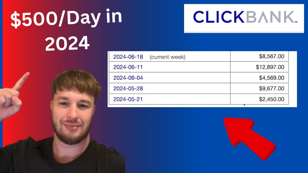 How To Make $500 Per Day With Clickbank Affiliate Marketing IN 2024