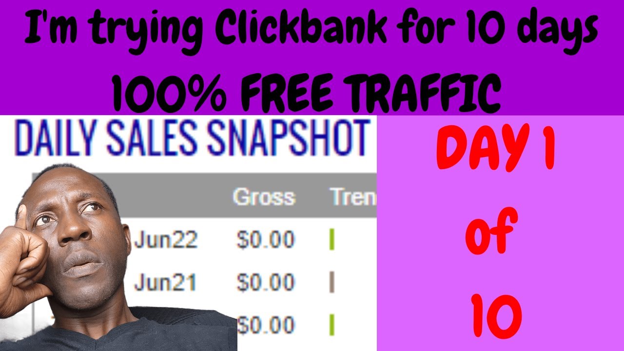 Clickbank Affiliate Marketing Free Traffic 10 Day Challenge – [DAY 1] Landing Page Creation