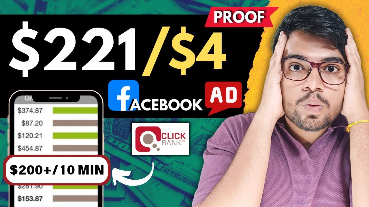 Facebook Ads! $221 Sale In $4 Using Affiliate Marketing 2024 | Facebook Ads Tutorial In (Hindi)