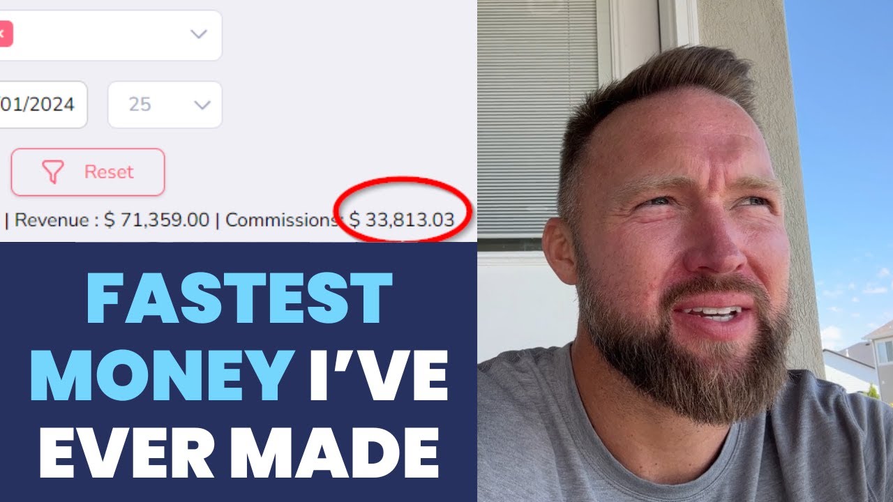 This 30 Minute AFFILIATE MARKETING Method MADE $33,813.03