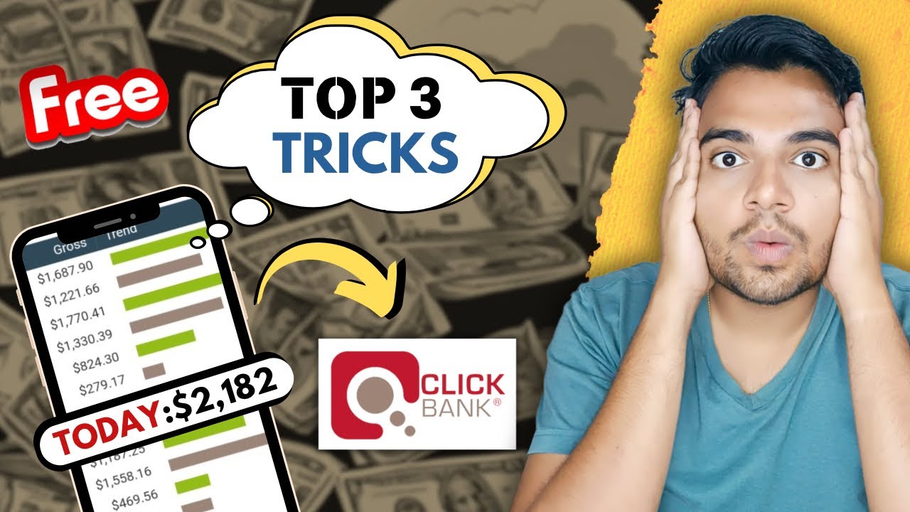 ClickBank Top 3 Tricks To Make First Sale | Affiliate Marketing 2024 (Hindi)