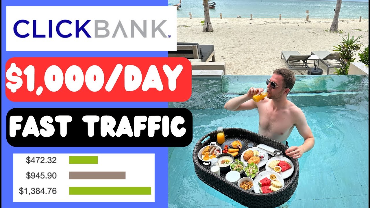 ClickBank Affiliate Marketing | Make $1,000/Day (Instant Traffic)