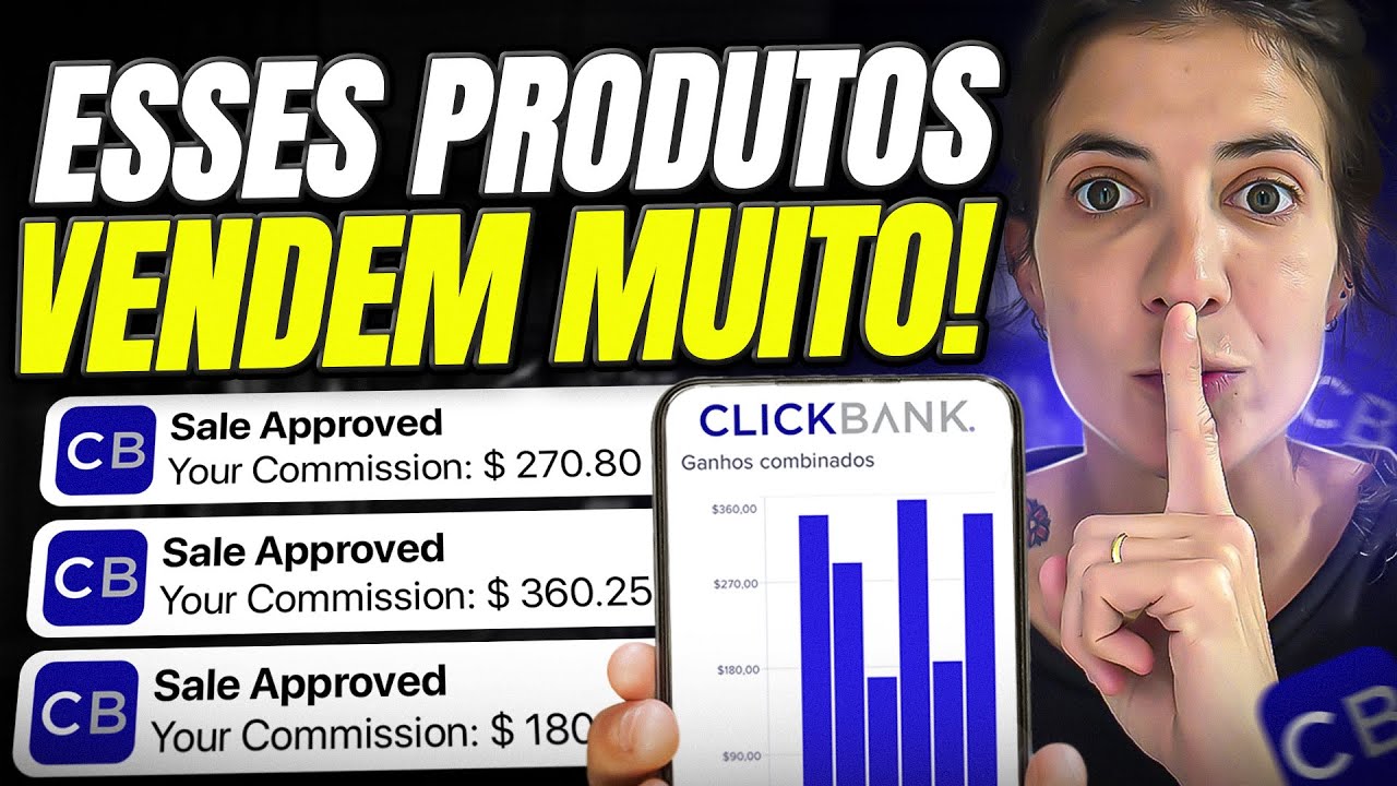 [AFILIADO CLICKBANK] Como Escolher PRODUTOS CAMPEÕES CLICKBANK para Vender como Afiliado na Gringa