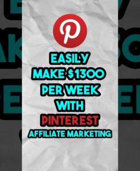 How To Make Money With Pinterest Affiliate Marketing. #shorts