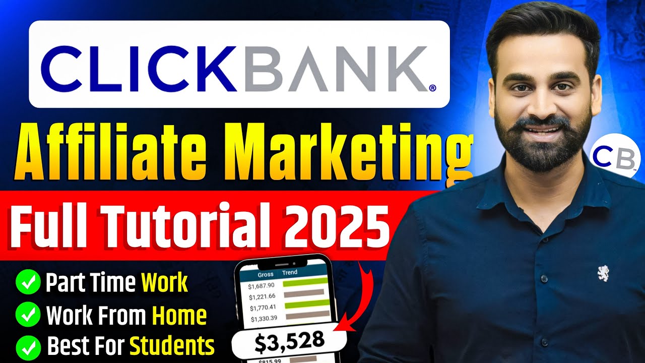 Clickbank Affiliate Marketing For Beginners || Full Tutorial 2025