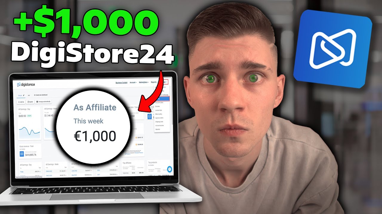 Make +$1,000 A Week – DigiStore24 Affiliate Marketing Tutorial – Make Money Online