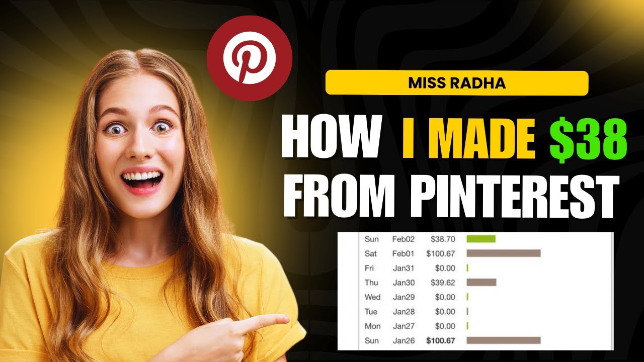 How I Made $38 From Pinterest 100% Free Method  Affiliate Marketing