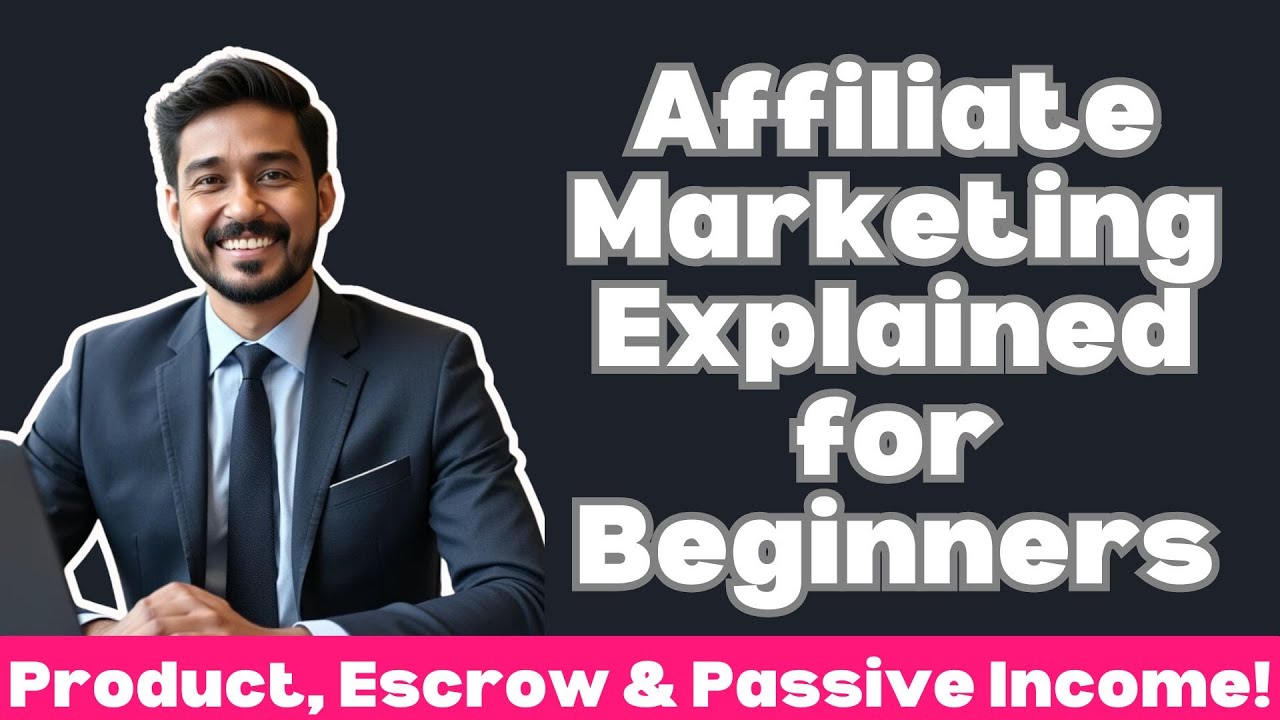 Affiliate Marketing Explained for Beginners: Product, Escrow & Passive Income!