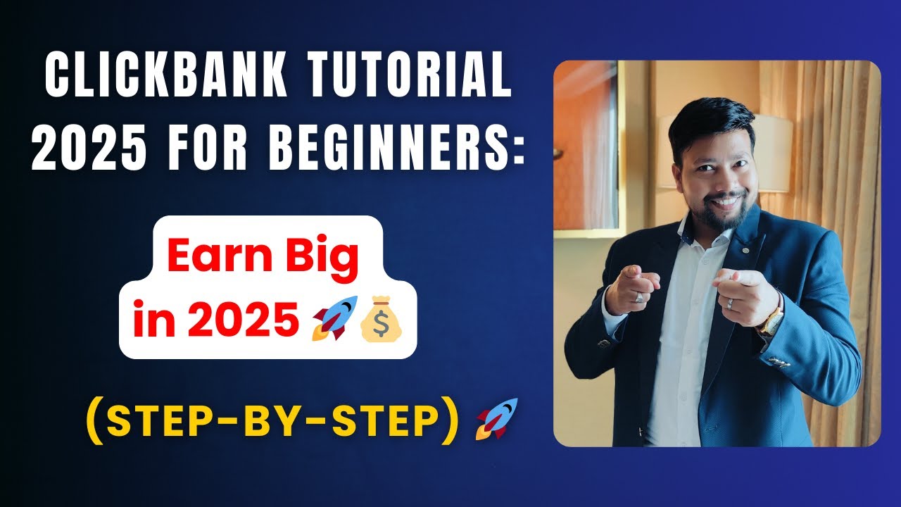 ClickBank Tutorial 2025 for Beginners: ClickBank Affiliate Marketing | CASH INFLUENCER