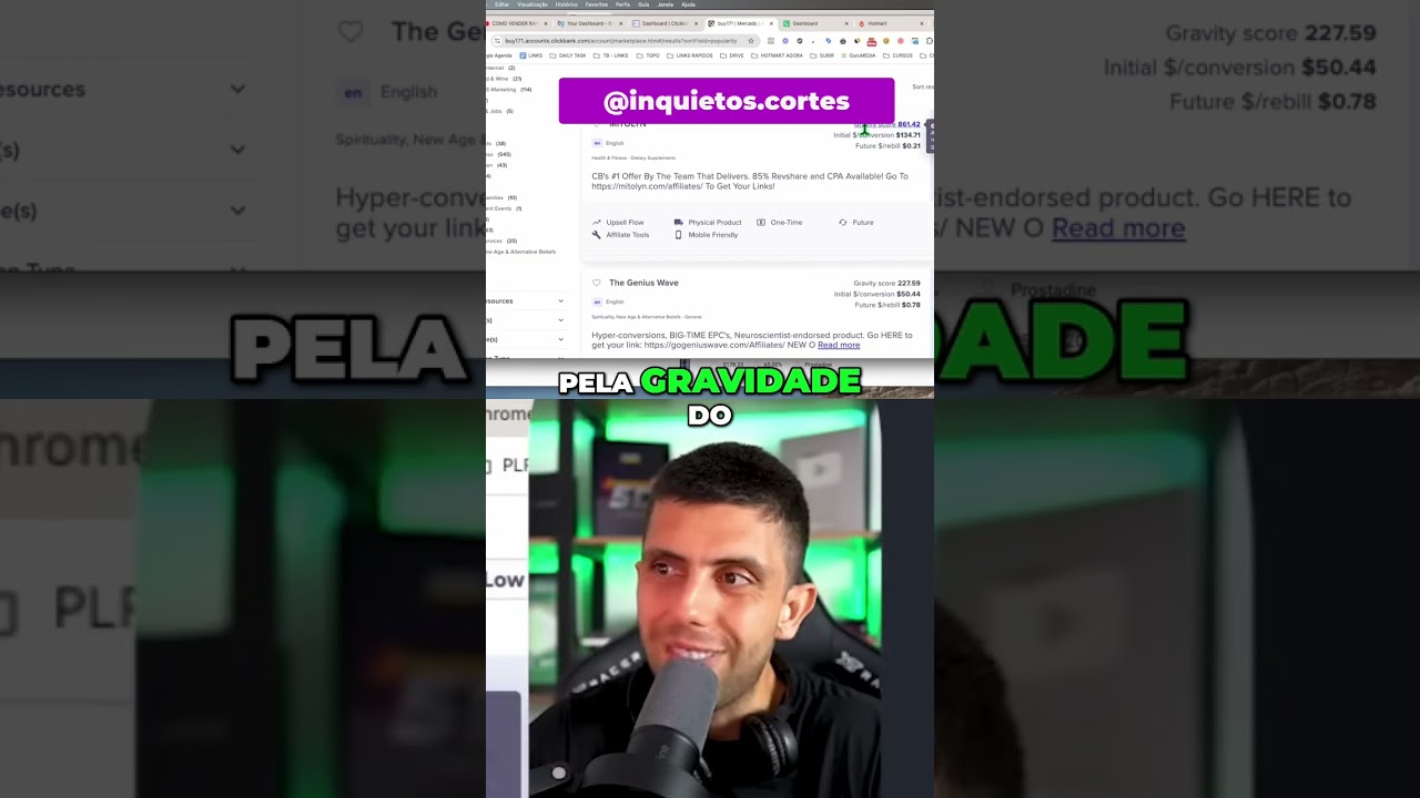 Como Escolher Produtos de Sucesso na Clickbank e Digistore #thiagoboeira #clickbank #digistore