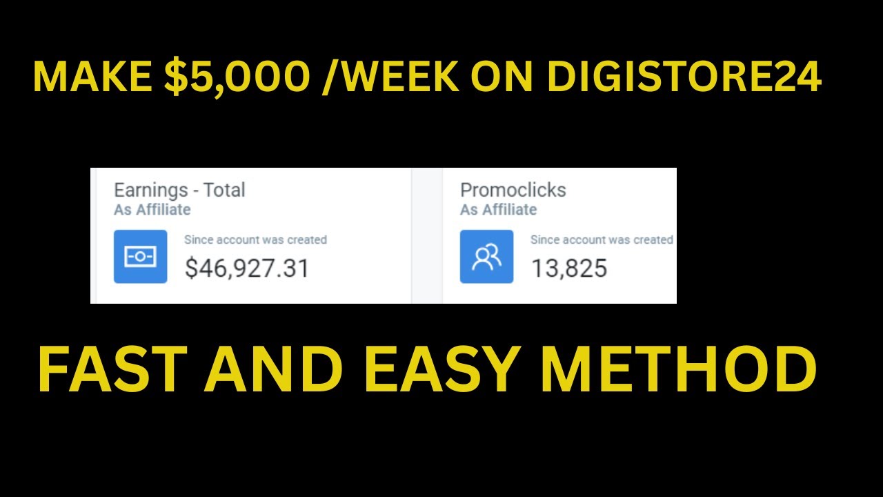 Fastest Way To Make $5,000 / Week On Digistore24 Affiliate Marketing For Beginners