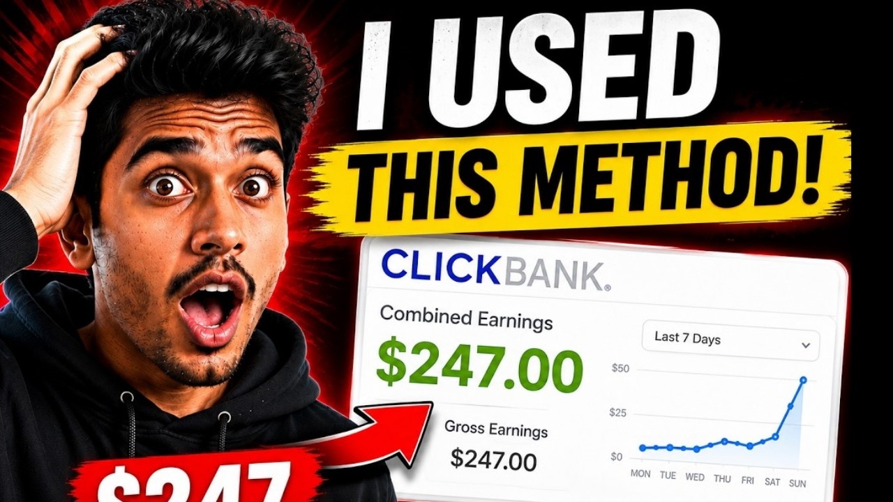 I Used This AI ClickBank Method & Earned $247 😱