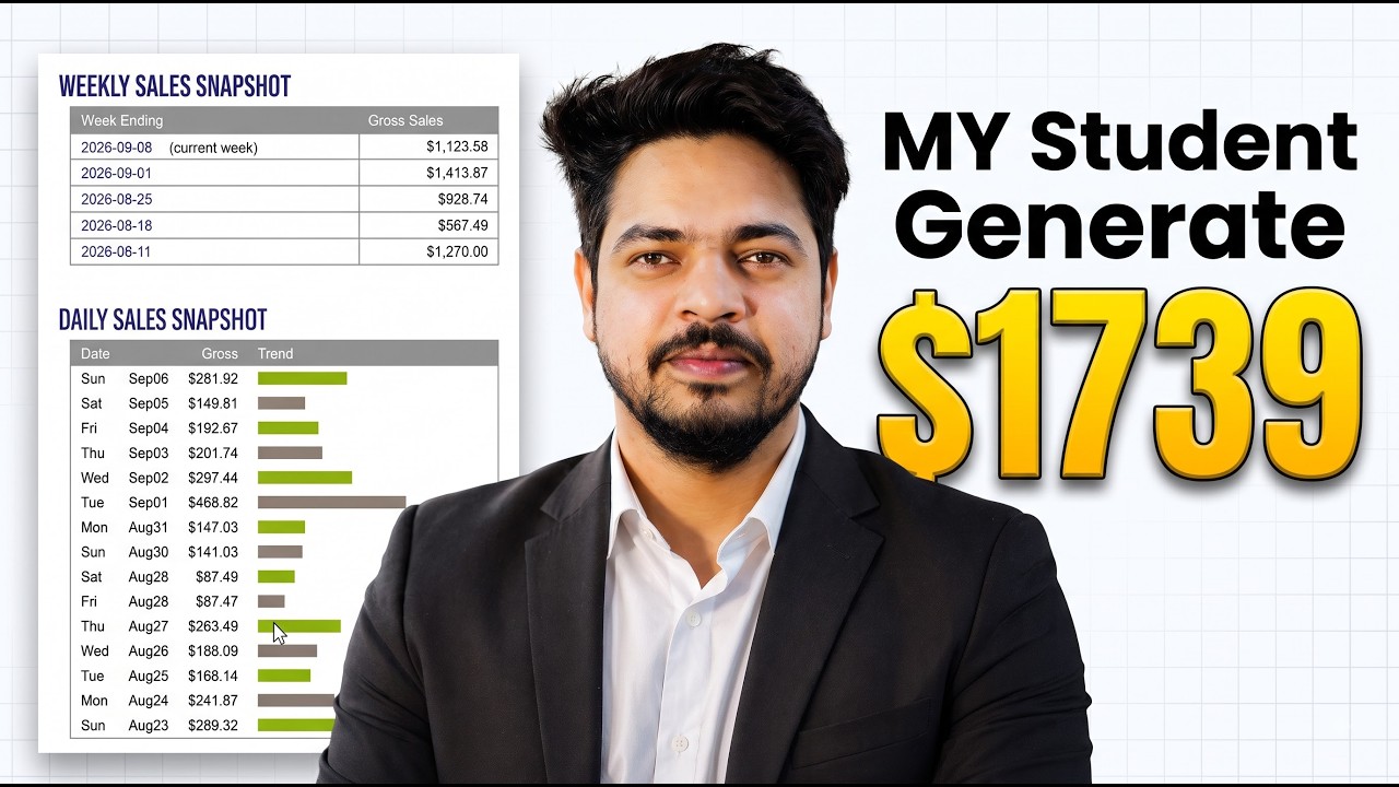 How My Student Earned $1,739 from ClickBank in 7 Days | Clickbank Affiliate marketing