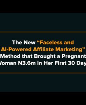 New AI -Powered + Faceless Affiliate Marketing Method